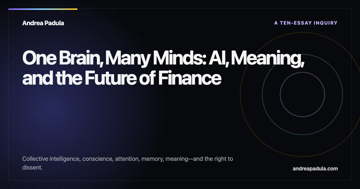 One Brain, Many Minds series title card